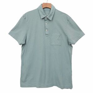Outerknown Polo Shirt Mens Large Green Organic Cotton Casual Golf Performance